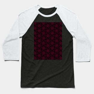 Red Wire Snowflakes Baseball T-Shirt